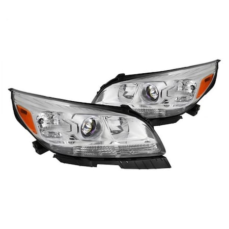 Overtime Chrome OE Style Projector Headlights for 2013-2015 Chevy Malibu OV3737188